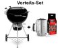 Preview: Weber Holzkohlegrill Master-Touch GBS Special Edition E 5775 Black + Sear Grate - Vorteils-Set