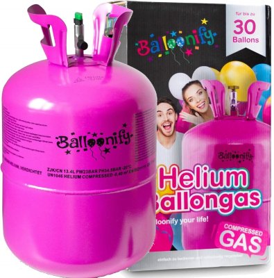 Helium Flasche Einweggas - Ballongas 30